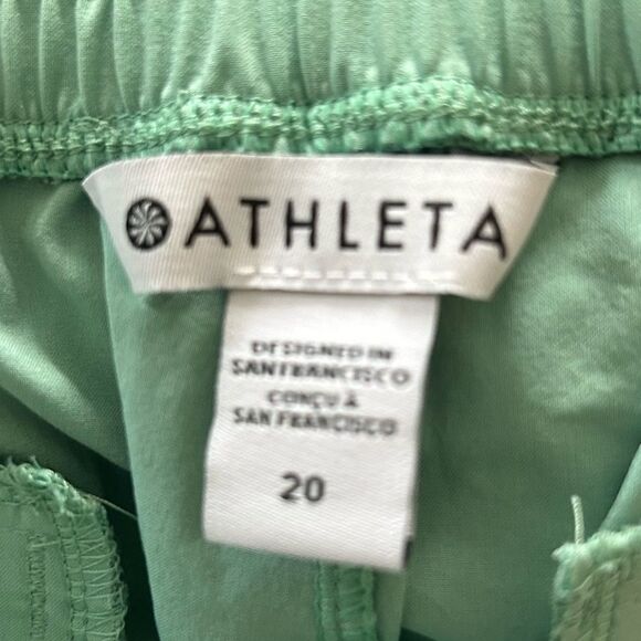 Athleta Brooklyn Mid Rise Ankle Pant in Raleigh Green size 20 - Picture 12 of 14